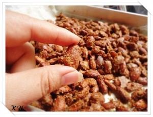 Mọi người nên chọn hạt đều, tươi, vỏ màu vàng nhạt thì khi nướng lên sẽ rất giòn, thơm nhé